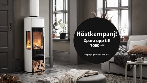 Kampanj på kaminer från Contura: Spara upp till 7 000 kr